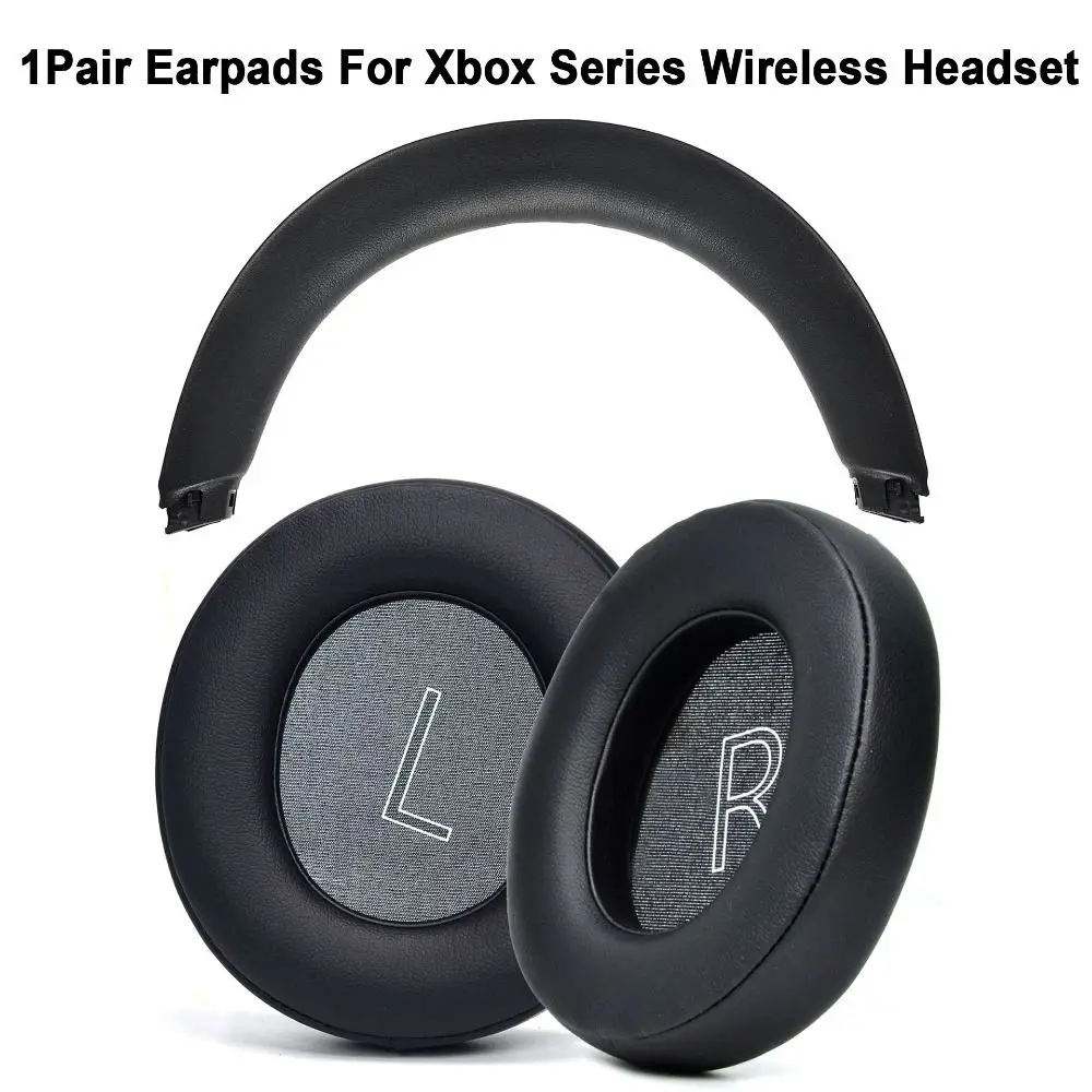 1 Pair Repair Parts Earmuff Gaming Headset Replacement Foam Sponge Ear Cushion Ear Pads For Xbox Series X/S One Wireless Headset