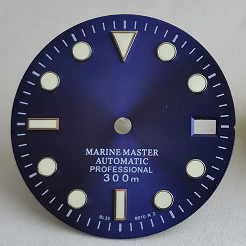 New Water Ghost NH35 S dial 28.5mm green glow-in-the-dark NH36/4R35/4R36 literal watch accessories