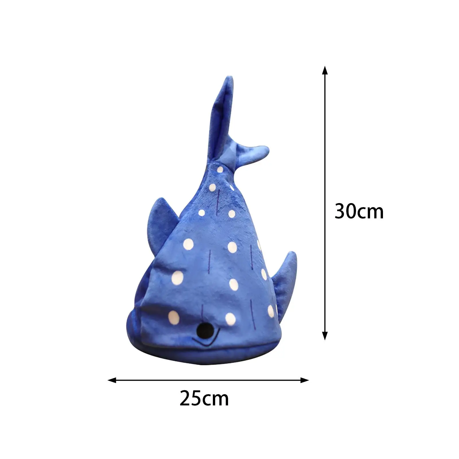 Sombrero de disfraz de tiburón de peluche, sombrero de mascota cálido de franela con boca móvil eléctrica para cumpleaños, Carnaval, Navidad, adultos y niños