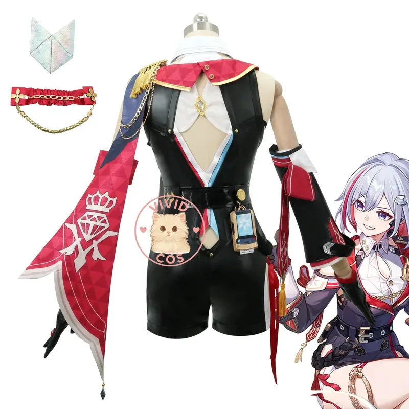 ABC123 Honkai Star Rail Cosplay Anime Topazio Hobbs Role Play Outfit Sexy Conjunto Completo Mulheres Traje de Halloween