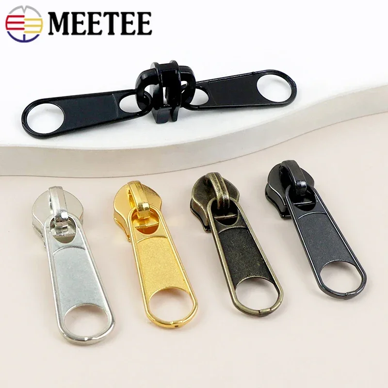 10/20/40 قطعة 3 #   5 #   8 #   10 #   سحاب مجتذب لخيمة حقيبة بسحاب من النايلون بسحاب واحد/مزدوج لسحابات الأمتعة تحل محل ملحقات الإصلاح