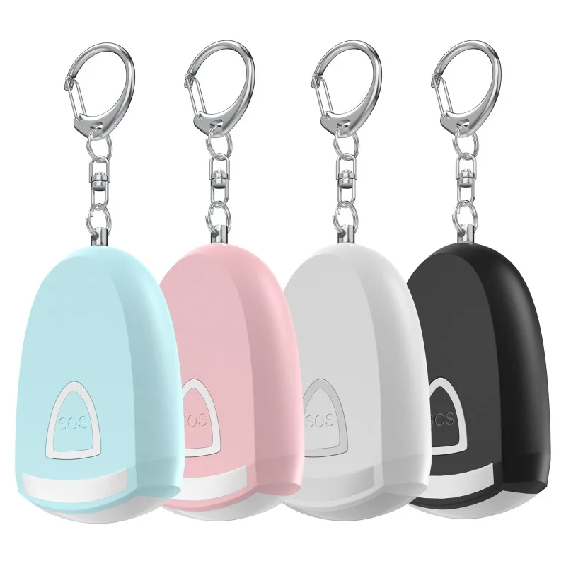 Hot-Selling Rechargeable Personal Alarm Keychain - LED Light Self-Defense Device, Portable Outdoor Anti-Wolf Safety Gadget view 6
