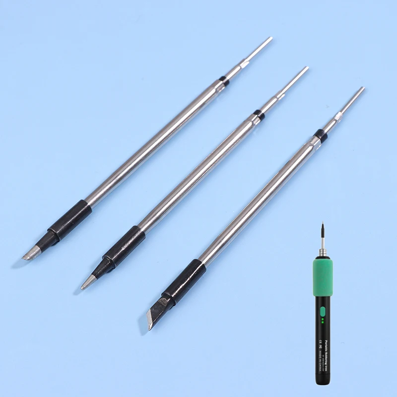 VP Ceramic Heating Core Soldering Iron Tip Blade Tip Horseshoe Tip RoundPointed Stainless Steel Soldering Iron Tool Accessories
