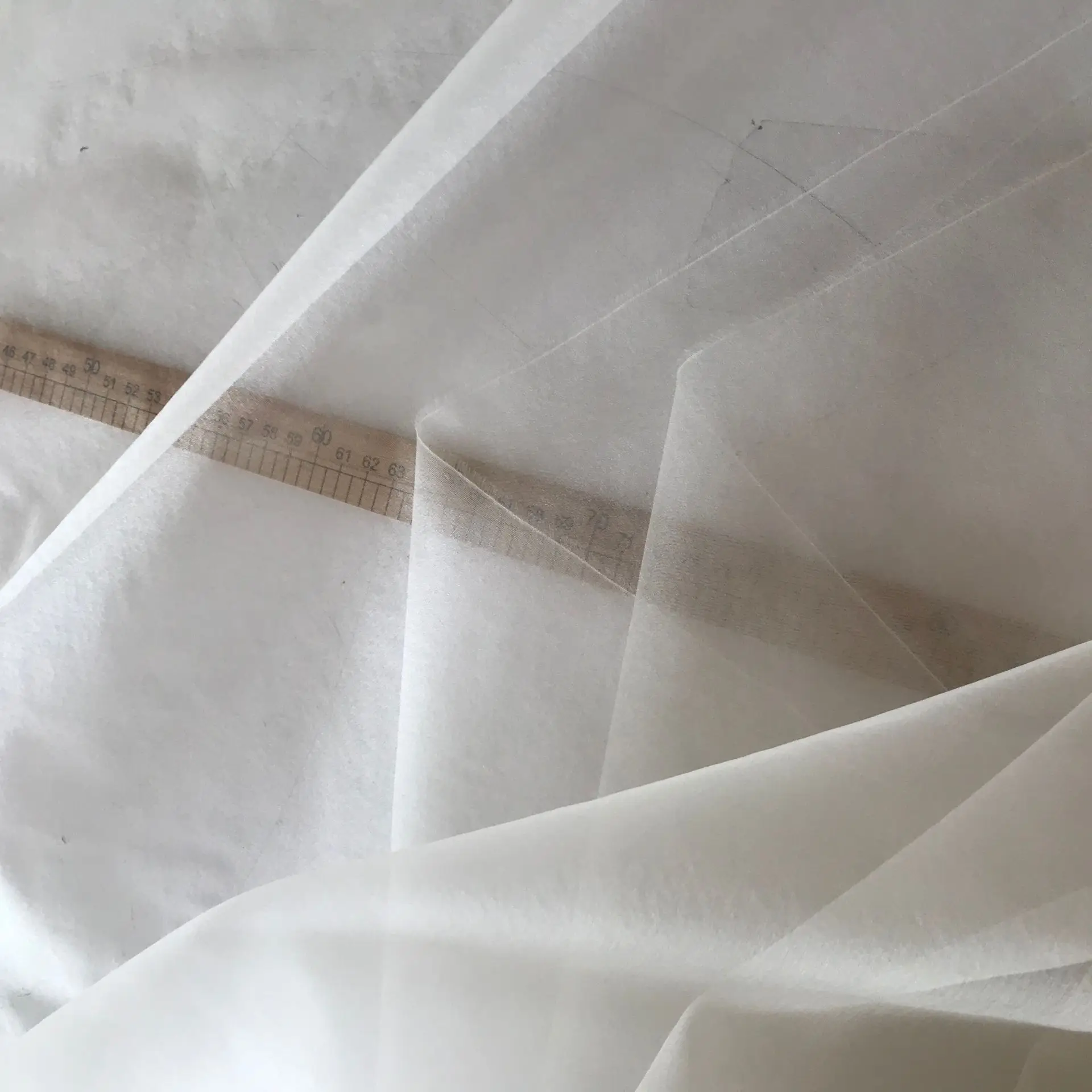 10Yards 100% pure silk organza fabric 5m/m 21gsm 55\