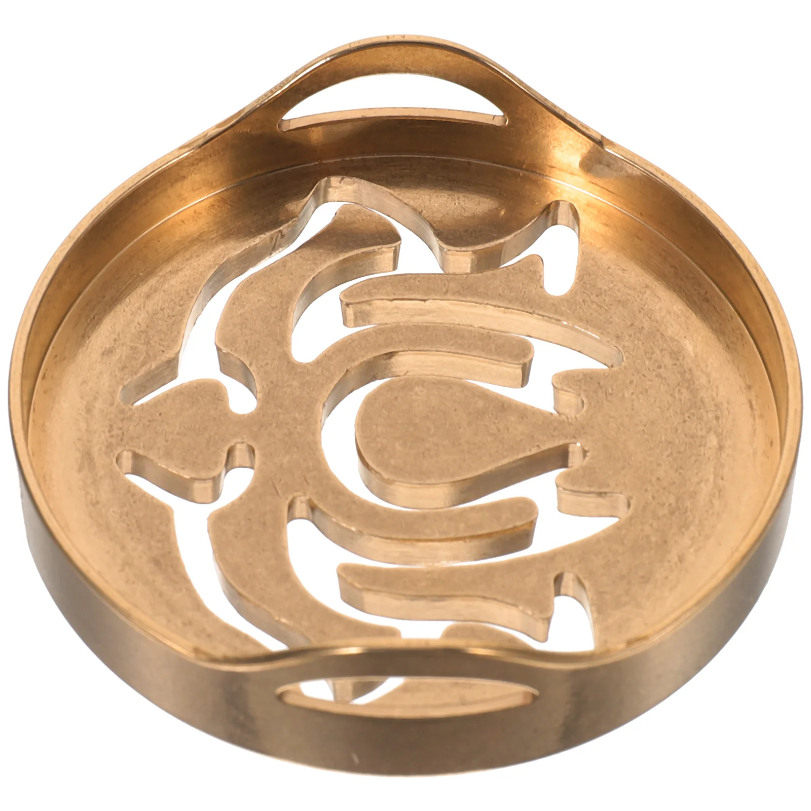 

Incense Press Mold Copper Material Non-Slip Handle For Home Yoga Meditation Room Diy Incense Making Supply Ash Press Tool Tea