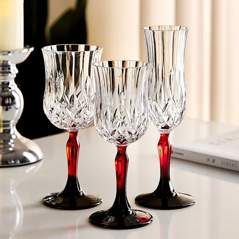 Premium light luxury high-end crystal red wine glass set household decanter champagne goblet creative wine glass