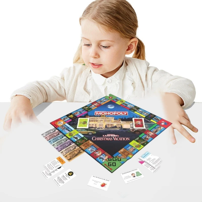 Juego con temática navideña para reuniones familiares, accesorios divertidos para fiestas nocturnas, juego escritorio