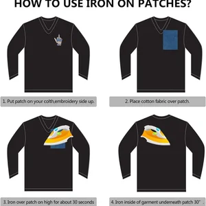 Patches de borboleta bordados para roupas, Bulk Sew, Ferro-on, Appliqued, Bonito, Designer, Pacote, 13Pcs por lote 10 principais vendas borboleta metal aplique - №9