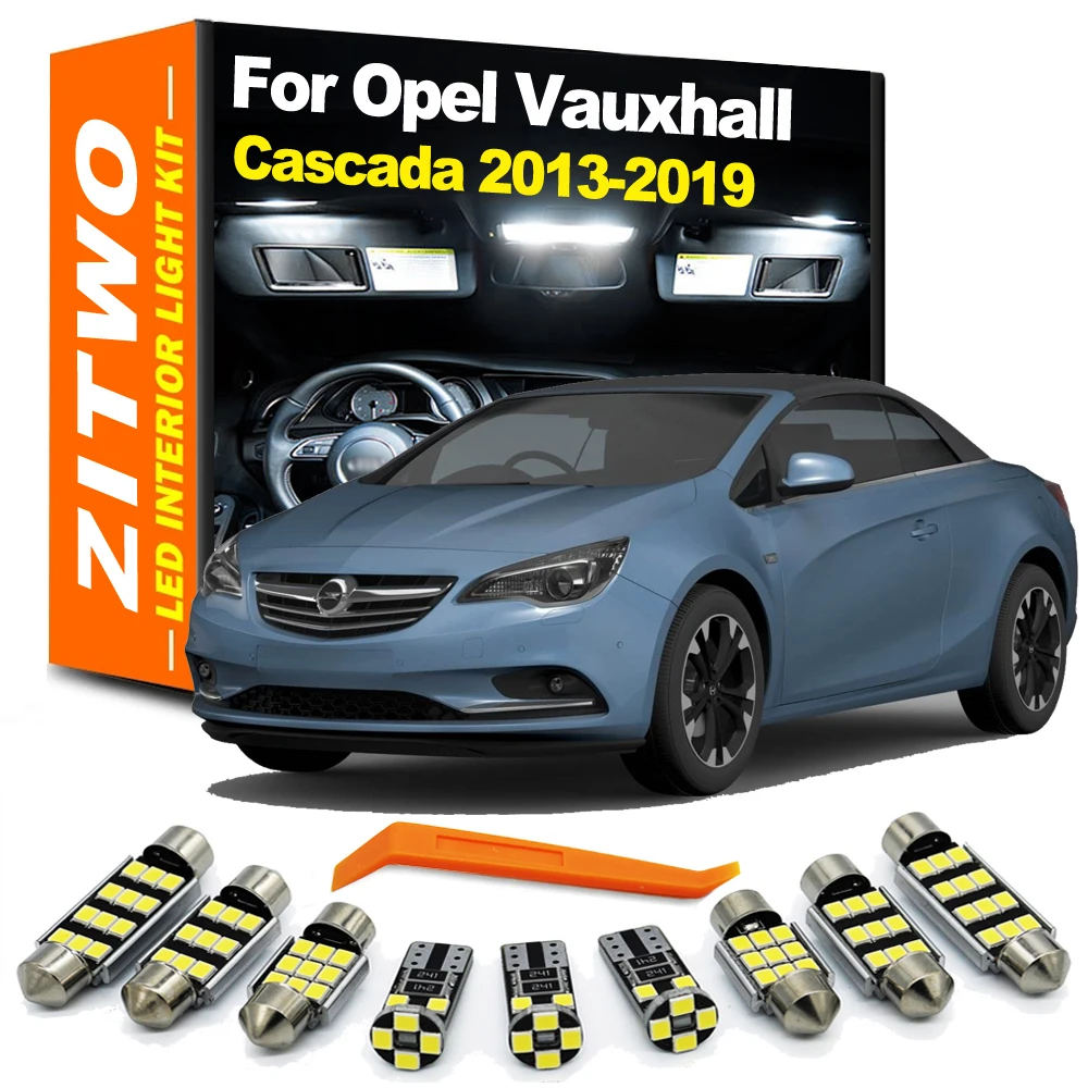 

11 Светодиодный т., светодиодные лампы для чтения для салона Opel Vauxhall Cascada 2013, 2014, 2015, 2016, 2017, 2018, 2019, Canbus