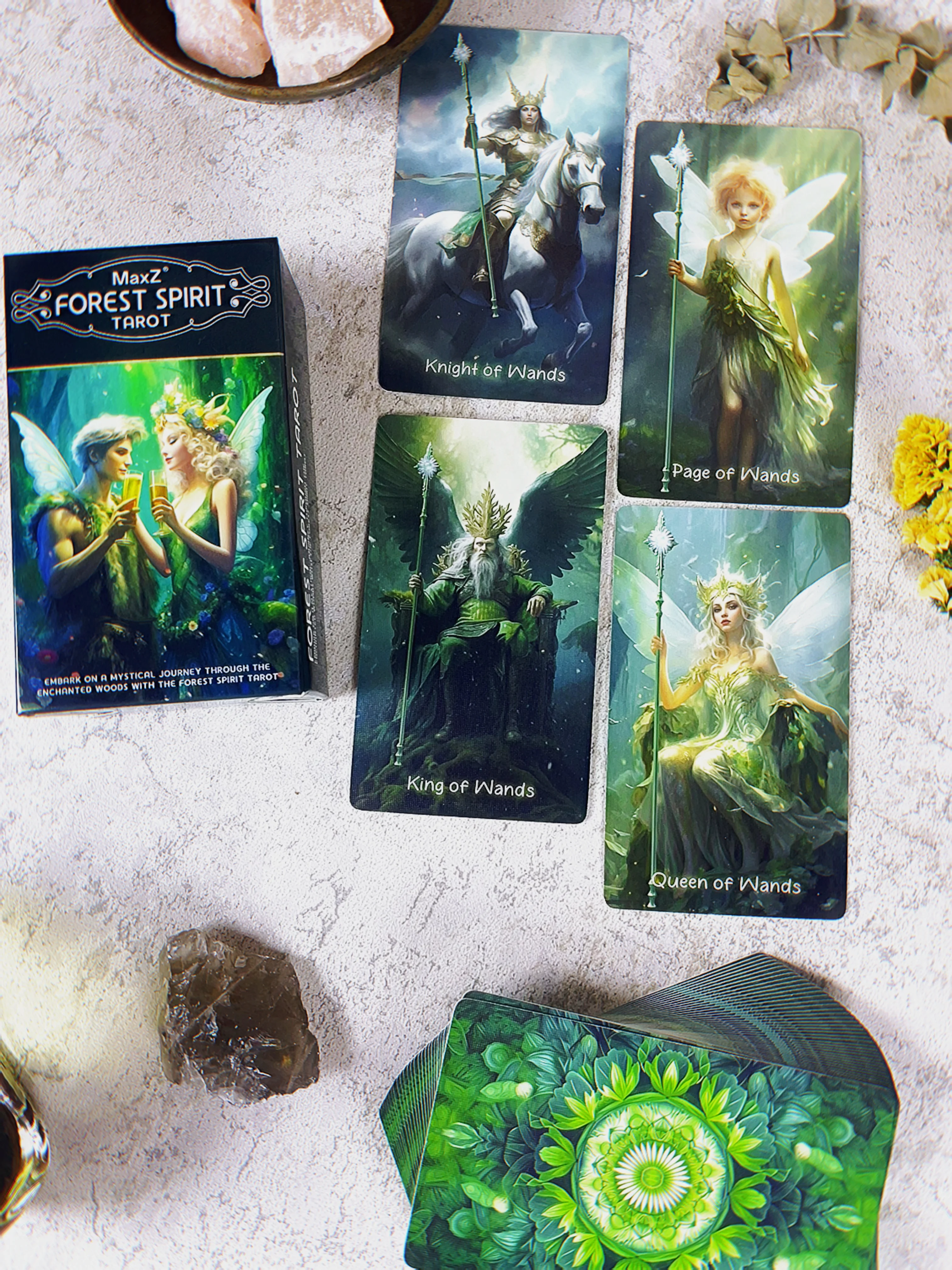 jeu-de-cartes-de-tarot-original-forest-spirit-jeu-de-78-cartes-premium-vernis-de-poker-de-haute-qualite-gaufrage-d'art