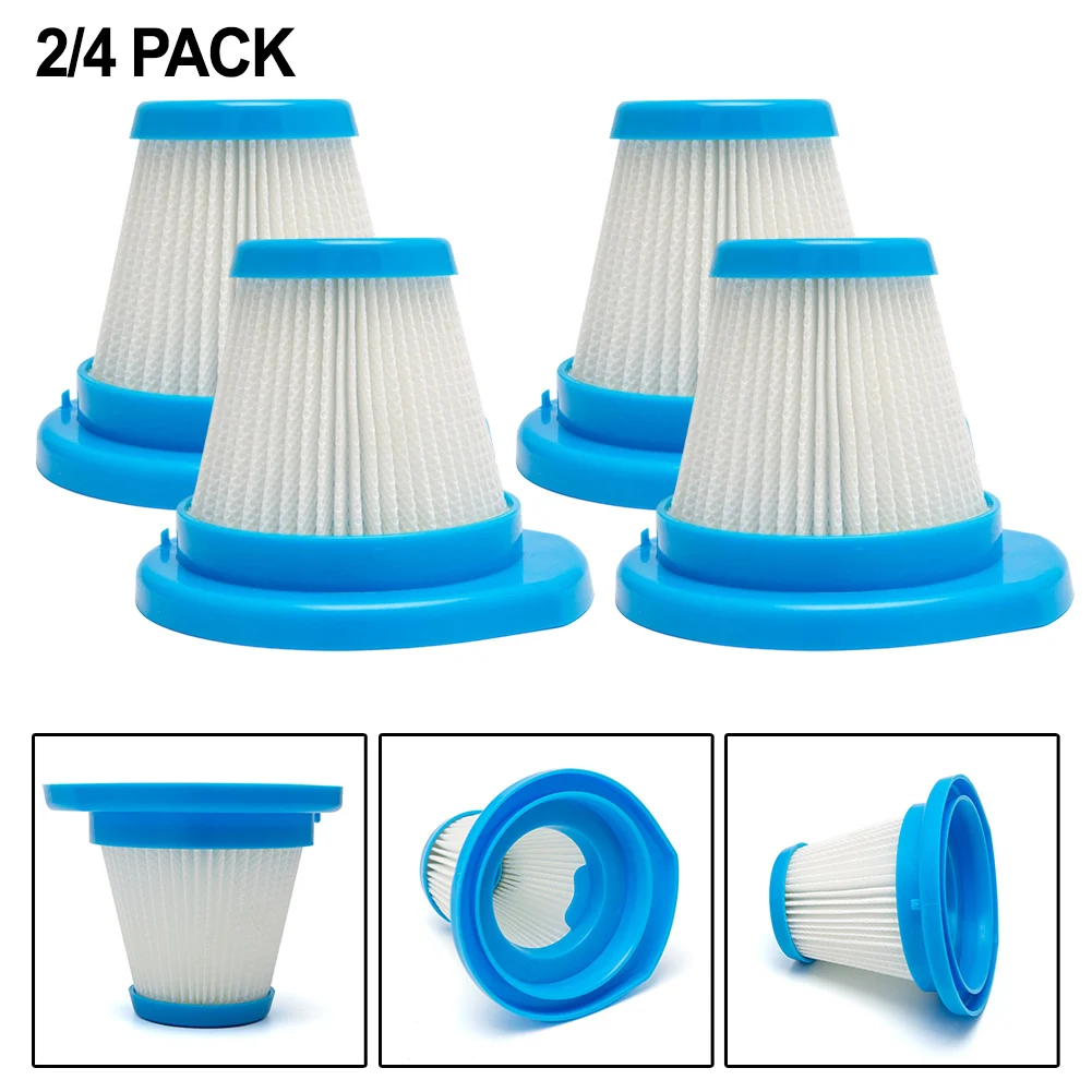 유선 진공 필터 재사용 가능한 필터 부품 바닥 유지 관리 2 4개 설치가 용이함 진공 필터 재사용 가능