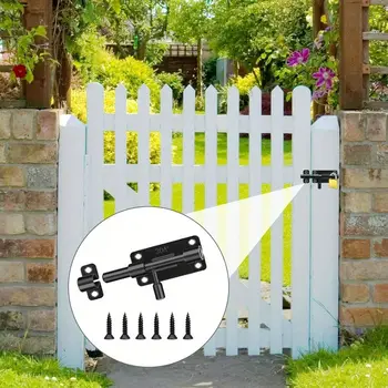 2 ks sudový šroub 4 palce z nerezové oceli 304 dveřní západka hardware pro domácí hardware bezpečnostní brána dveřní závora západka zámek domácí hardware 8 nejlepší prodej zámek závory hlavně - №7