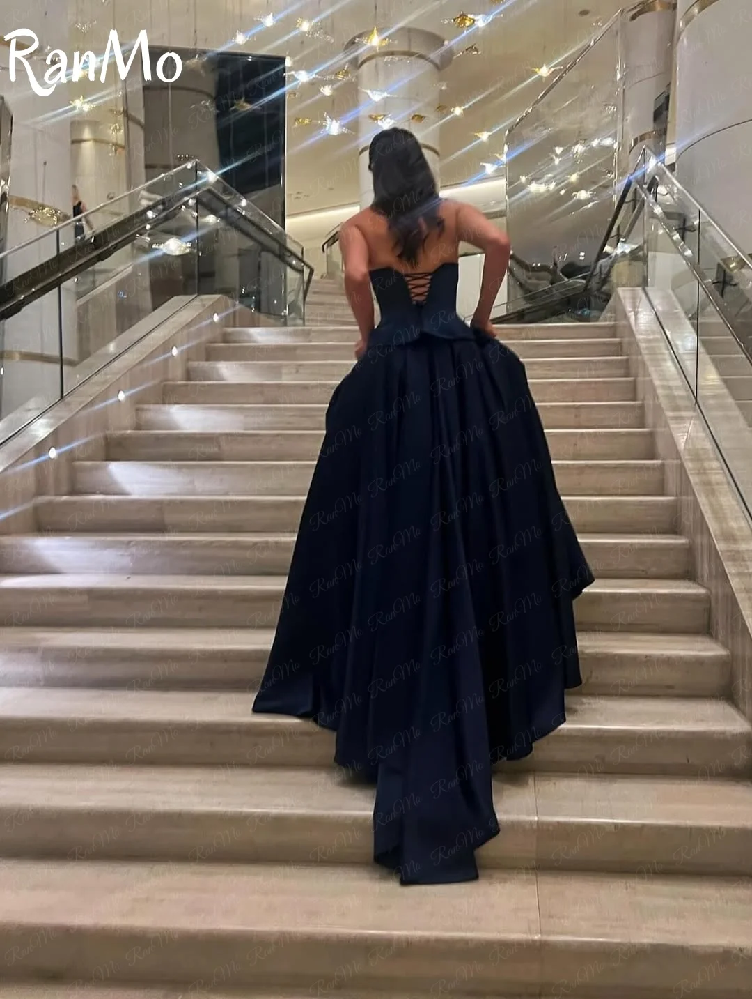 Ranmo 2025 Formal A-Line Prom Evening Dresses Sweetheart Floor Length Night Party Dress Sexy Long Cocktail Prom Gown Customized