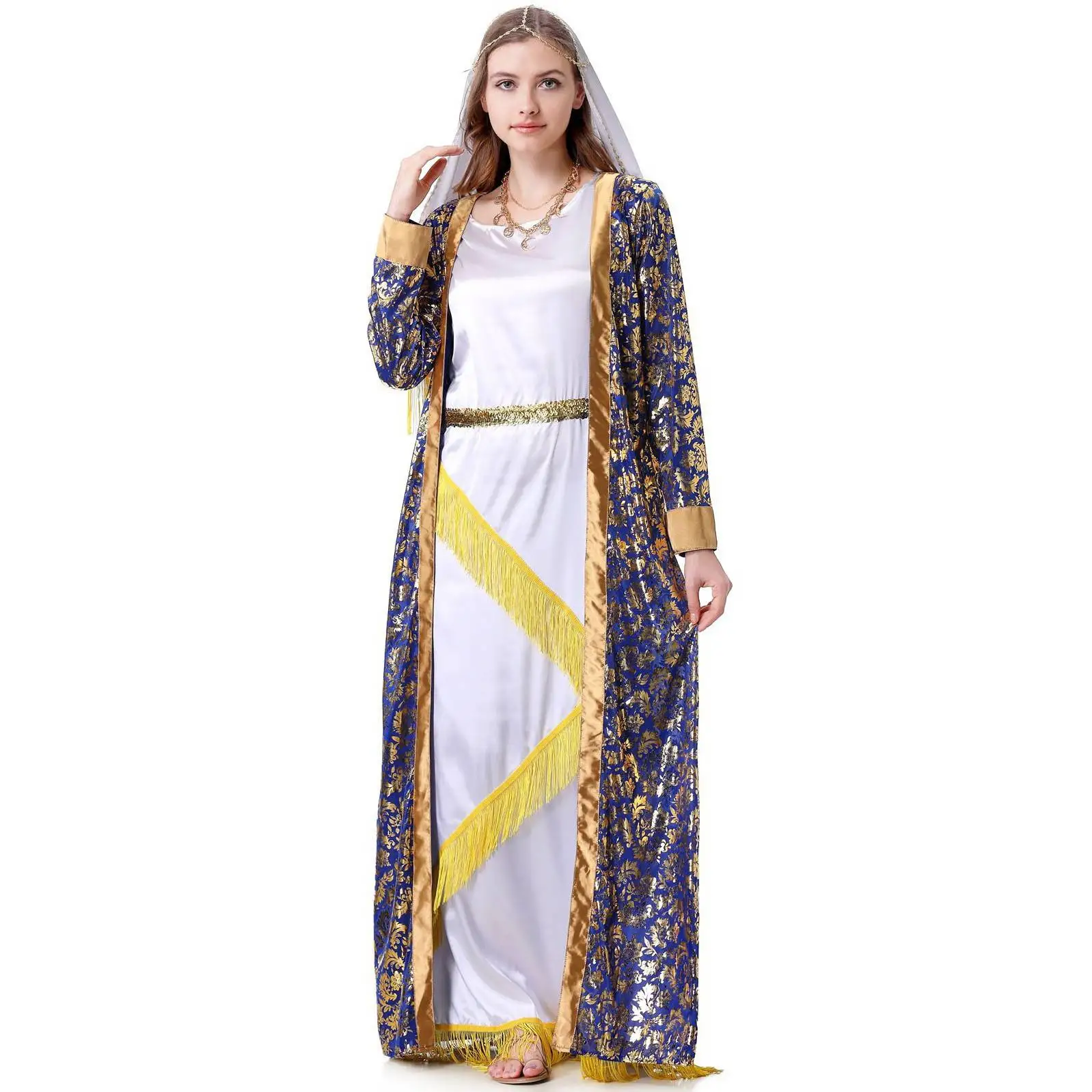 Halloween Godd Dubai S Queen Lange Robe Mittelalterliches Spielkostüm Bühnenaufführung Traditionelle chinesische ethnische Frauen...