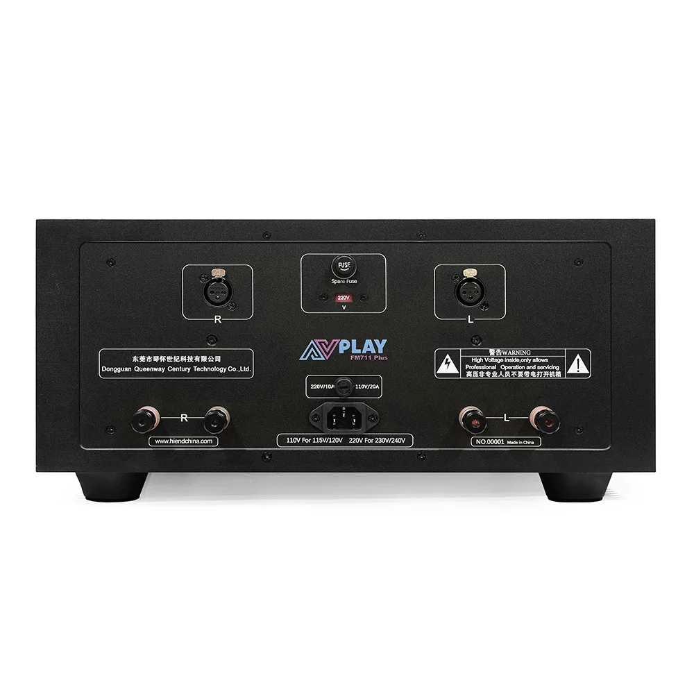 AVplay FM711 Plus Study and Clone Switzerland Latest Version FM711 FM711MK2 Class AB Power Amplifier 300W*2 Block Transformer