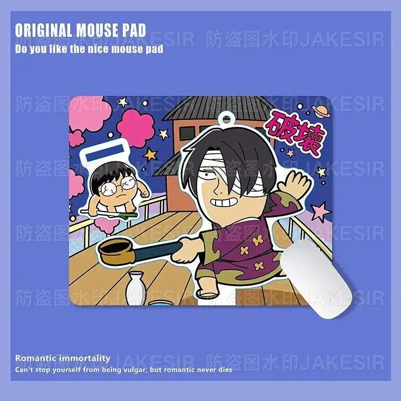Kawaii Gintama Large Mouse Pad Non-Slip Desk Mat for Office Laptop Computer Keyboard Table Protector Mat for Home Daily Work view 3