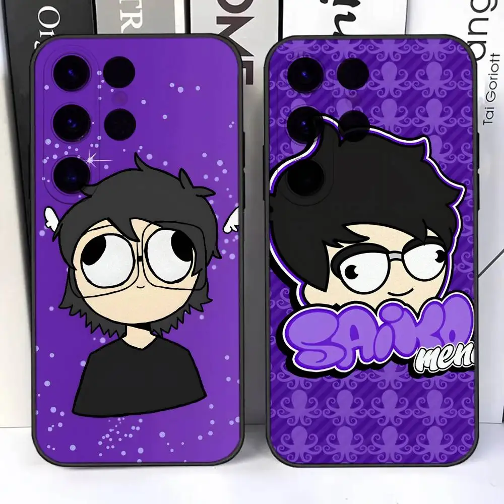 

Gamer S-Saiko Phone Case For Samsung S25,S24,Ultra,S20,S30,Plus,S22,S23,Ultra,Plus,5G Anti-Scratch TPU Shell