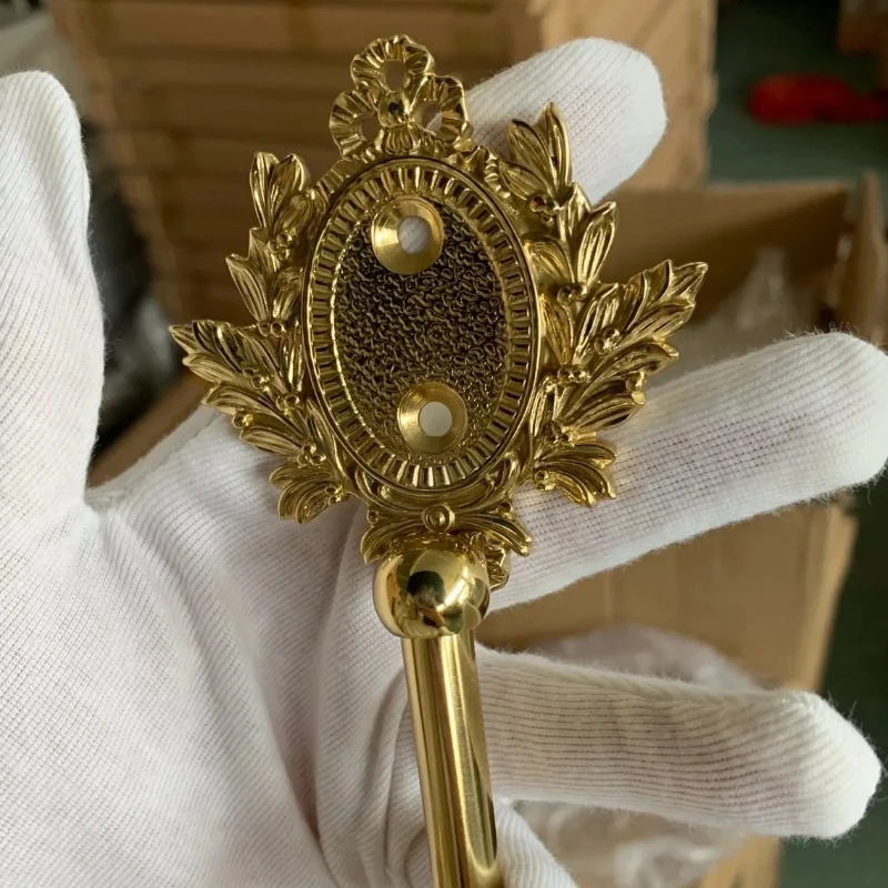 American Angel Wing Hook, Vintage Brass Curtain Hook for Wall Hanging Robe Towel Hat, Rustic Farmhouse Home Decor - view 2