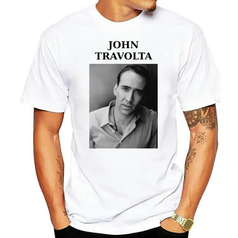 Nicolas Travolta John Cage WTF Classic TShirtT shirt Hoodie for Men,  Unisex Full Size.