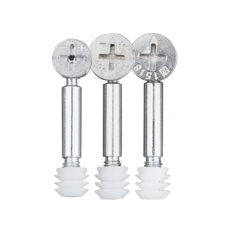 

Мебельный винт-фиксатор с эксцентриковой гайкой, три в одном, для соединения кроватей, шкафов и полок, с вставкой из белых резиновых частиц