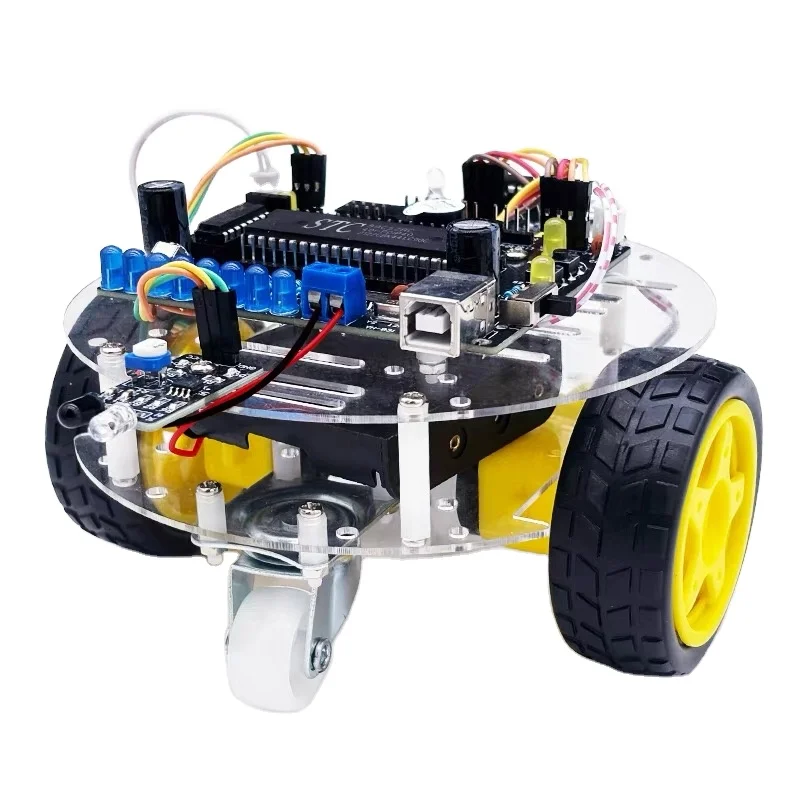 McNamu Wheel aluminum alloy trolley chassis DIY Ultrasonic Intelligent Obstacle Avoidance kit four-wheel drive 4WD