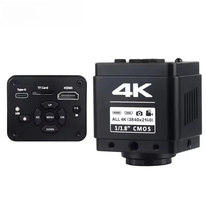 

1/1.8'' CMOS Sensor Industrial Camera 4K HD Freeze Contrast Microscope Accessories Type-C Zoom In Repair Tools
