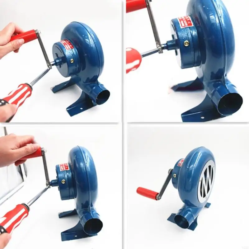 Y55E Perfect Hand Crank Air Ventilateur main manivelle Handle Blacksmith Blower Air Blower