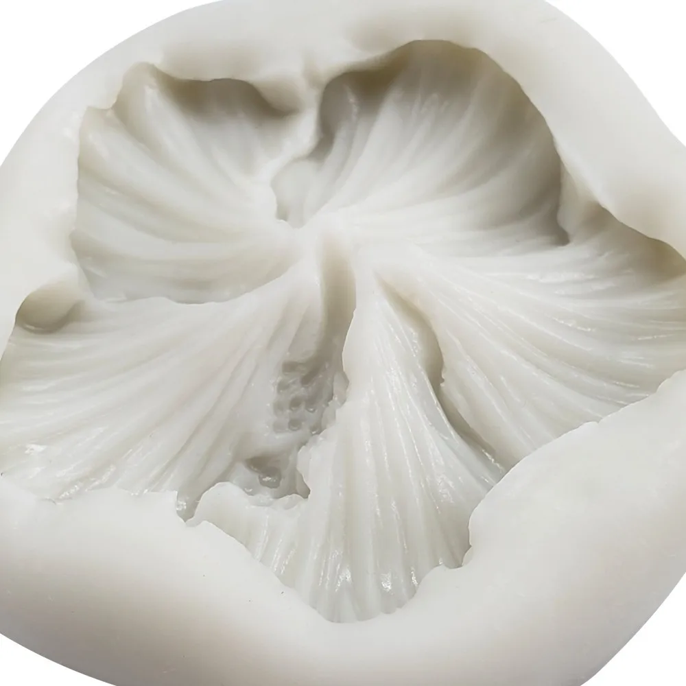3D Kwiat Hibiskus Silikonowe Formy Fondant Craft Cake Candy Chocolate Sugarcraft Ice Baking Tool Mould M2353 — zdjęcie 5