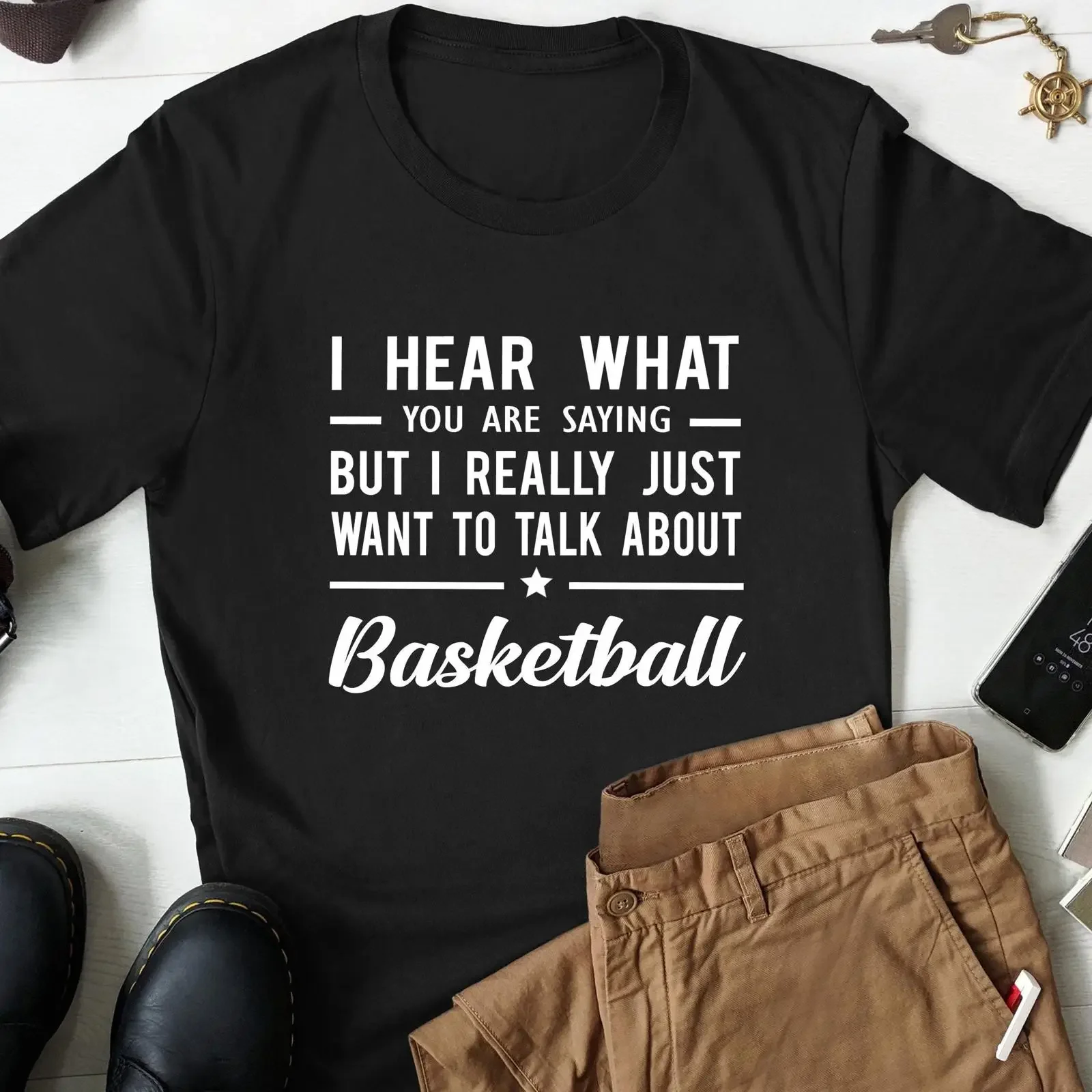 For Basketball Player Fan Lover T Shirt Play vintage Washed streetwear fashion Comfortable Stretched Slightly homme Breathable
