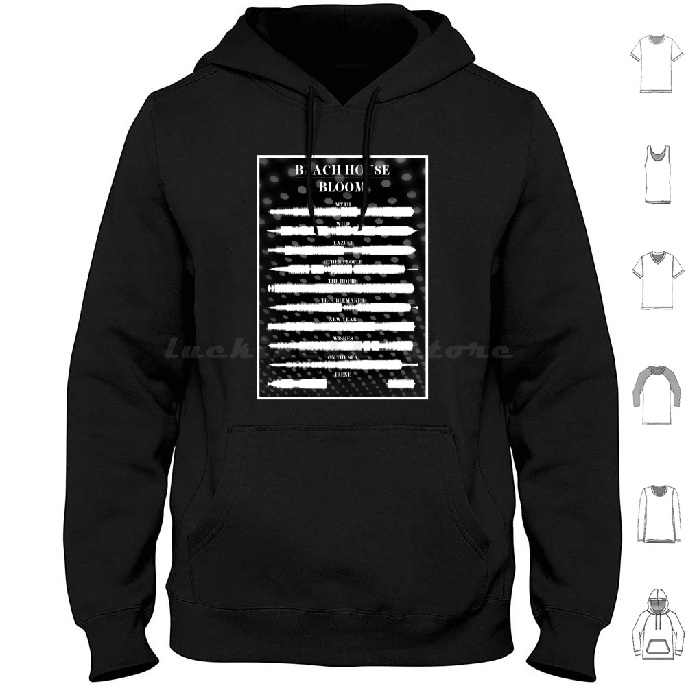 Bloom-Soundwaves Hoodies Long Sleeve Beach House Indie Band Shoegaze Pitchfork Slowdive Mgmt Tame Impala