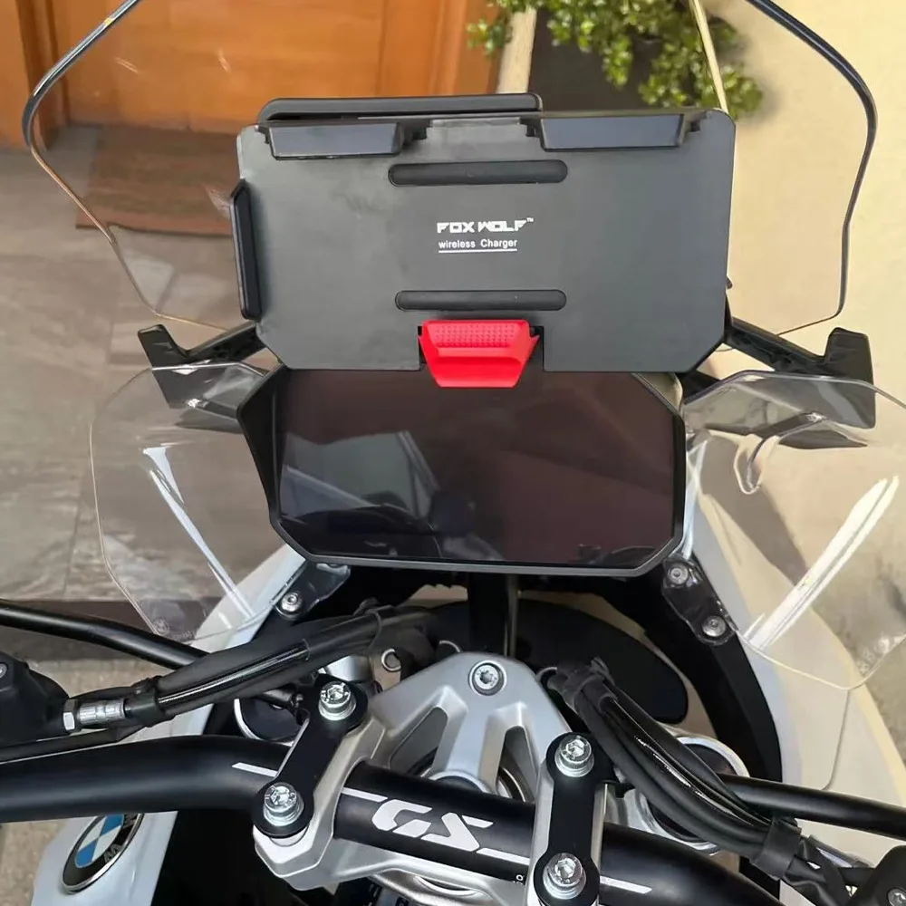 Wireless Charging Mobile Phone Navigation Bracket for BMW R1250GS ADV R1200GS ADV F900GS - Motorcycle Mount