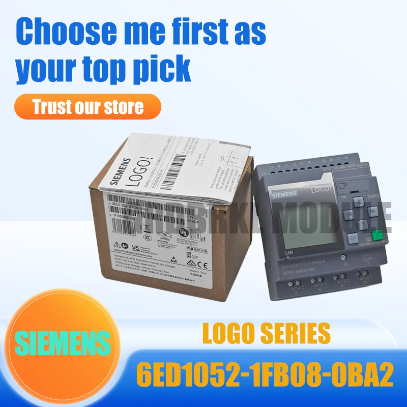 

New Original SIEMENS LOGO! 6ED1052-1FB08-0BA2 6ED1 052-1FB08-0BA2 Logic Controller Module