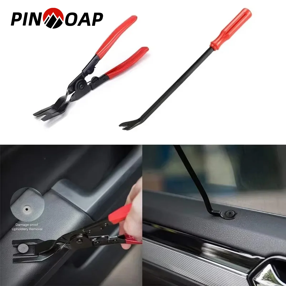 

1/2PCS Car Headlight Repair Installation Tool Trim Clip Removal Pliers Van Door Panel Fascia Dash Upholstery Remover Tool