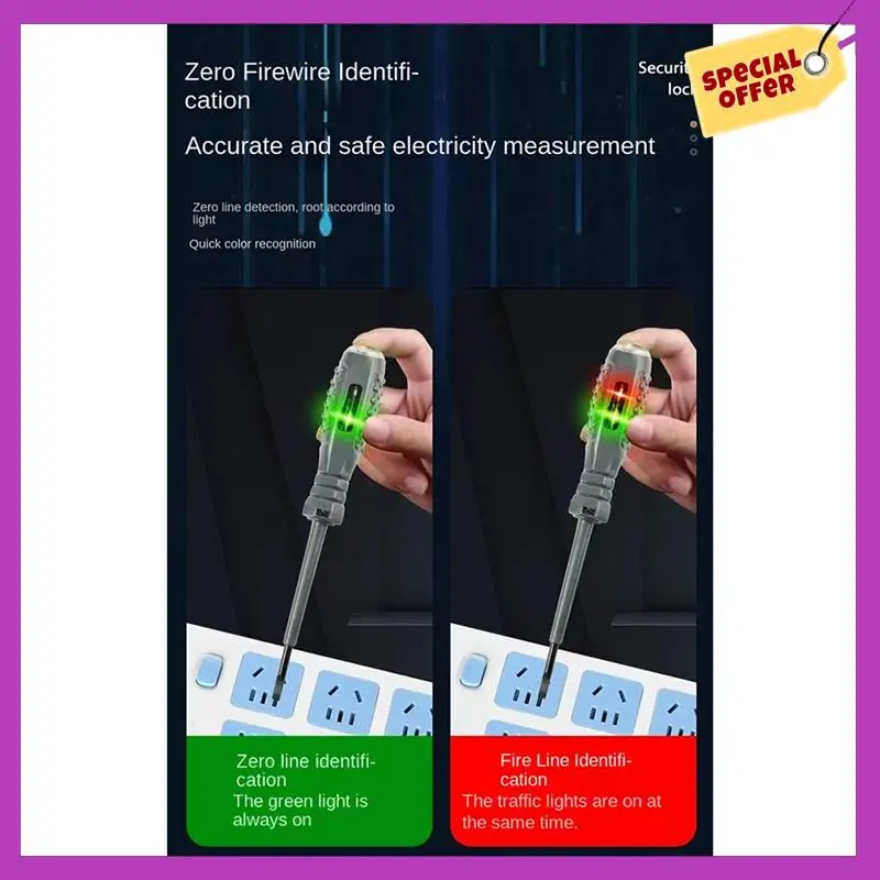 

HFIL-Electrician Special Electric Pen To Detect Wire Breakage, Color Light, Multi-Function Intelligent Induction Test