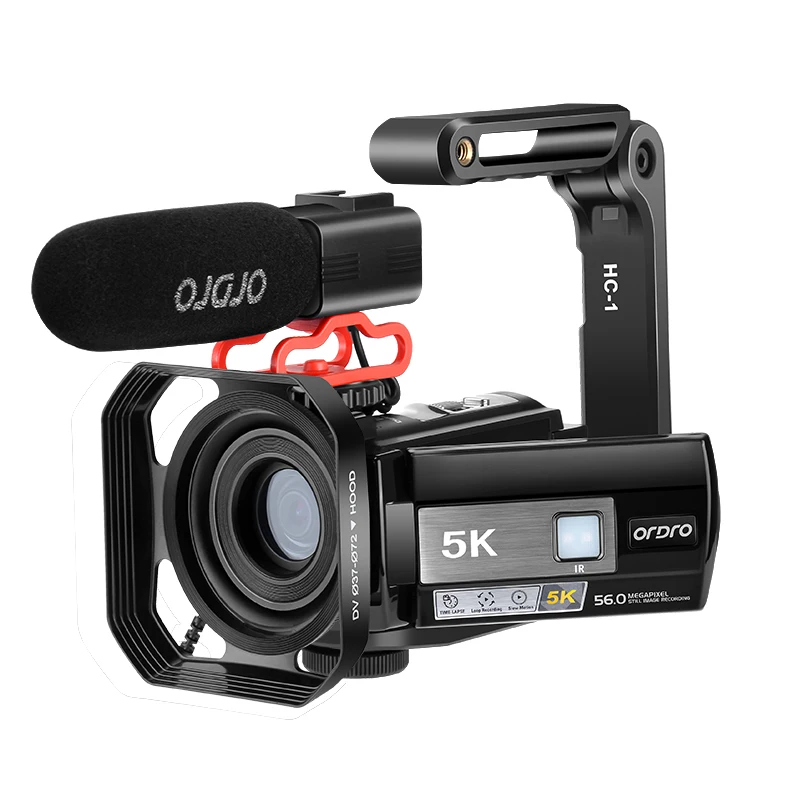 

5K UHD 18X Video Camera 48MP WIFI Webcam IR Night Vision Camcorder for YouTube Vlog Camera