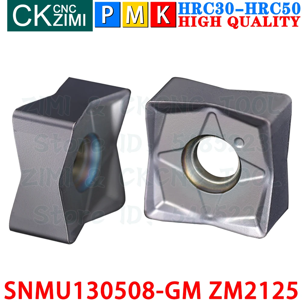 SNMU130508-GM ZM2125 SNMU 130508 GM ZM2125 SNMU 130508EN Plaquette carbure à avance rapide Plaquette de fraisage Outils de fraisage de coupe lourds indexables à commande numérique par ordinateur pour l'acier inoxydable