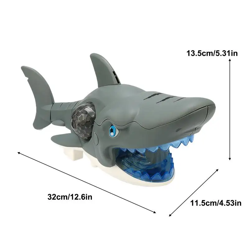 Electric Shark Toys with Lights and Sound Walking Shark Children Sensory Toy Colorful Moving Music Toys for Kids Birthday Gifts