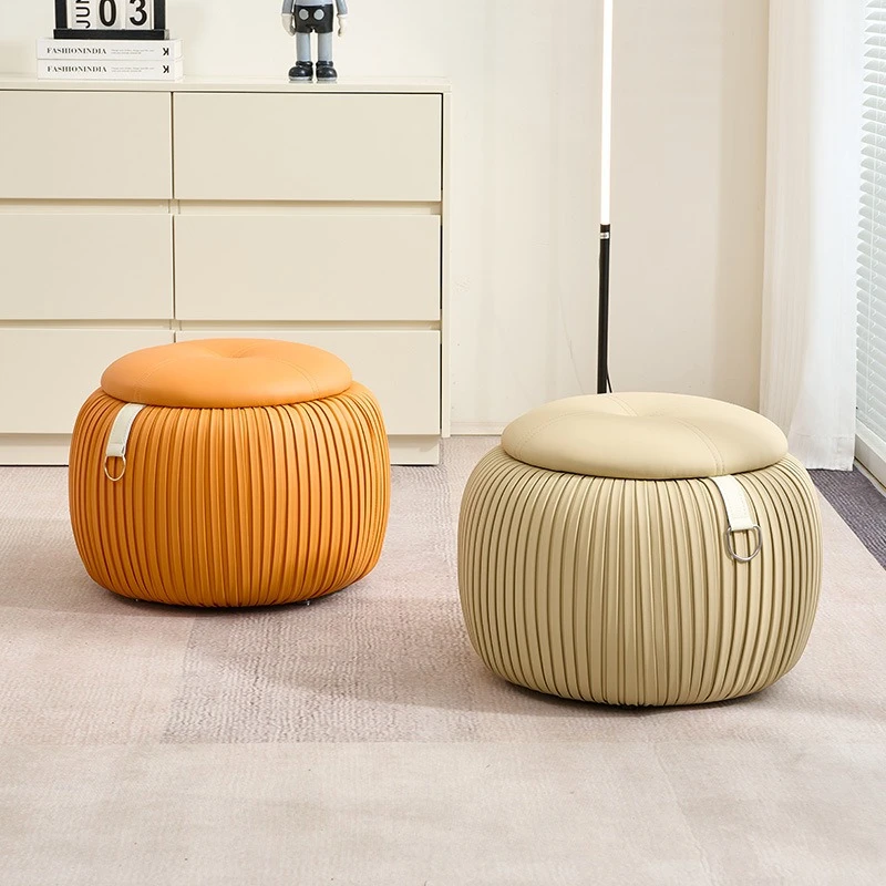 Multifunctional storage stool, storage stool, adults can sit, small stool in the living room