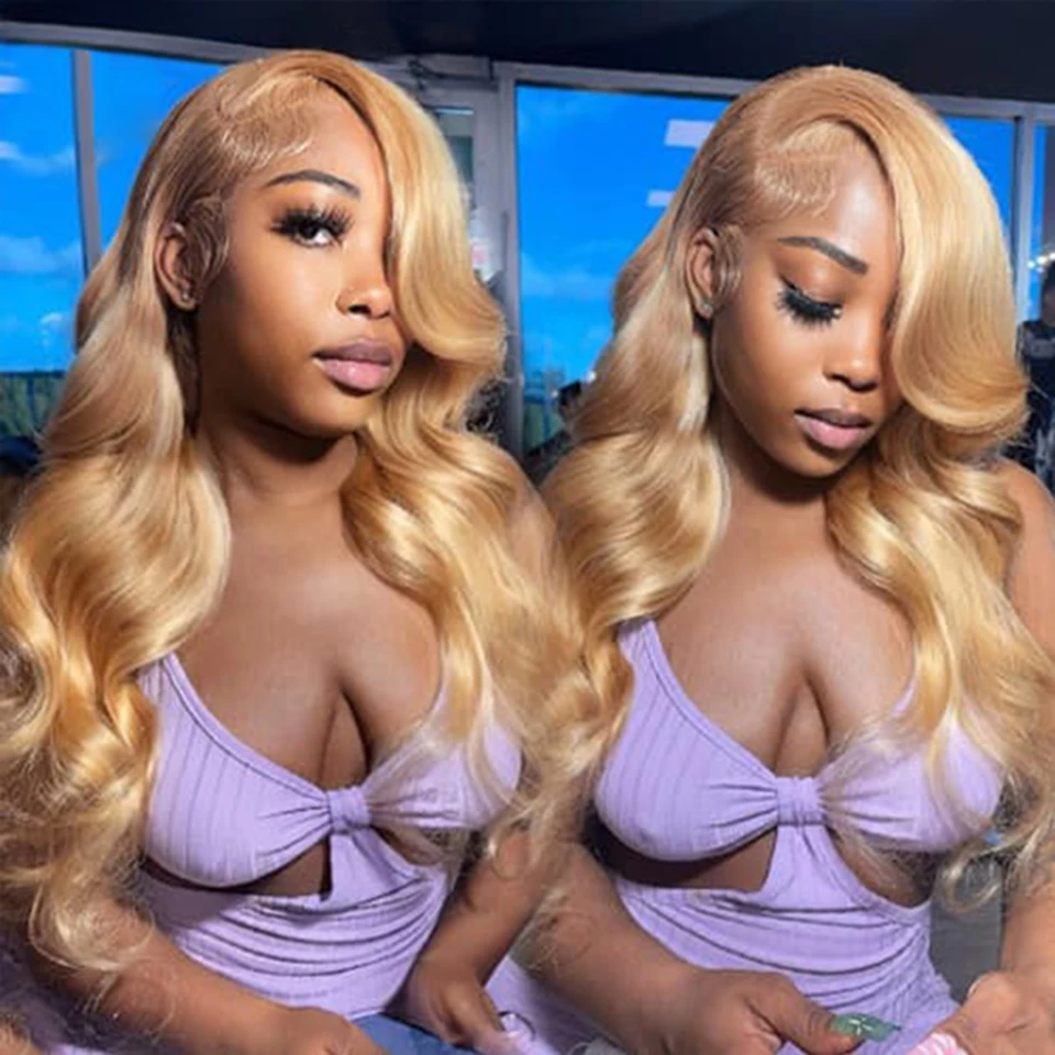 #27 Onda Do Corpo Lace Frontal Transparente 13X4 Lace Front 100% Cabelo Humano Remy Lace Frontal Com O Cabelo Do Bebê Prearrancadas HairUGo