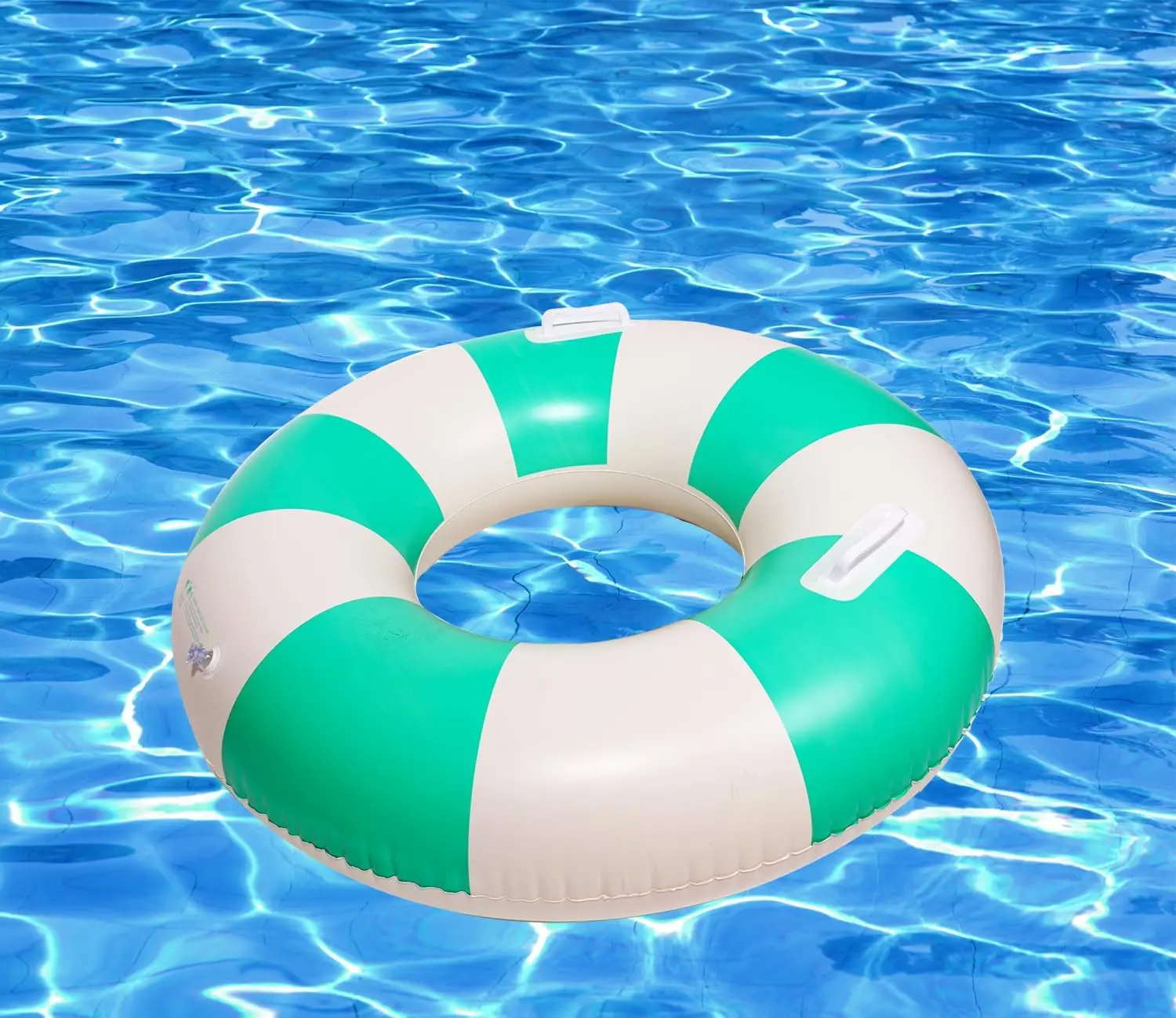 2PCS Large Swimming Pool Tubes Inflatable Pool Floats for Adult Swim Ring Floaties Inflatable Swimming Pool Raft Summer Beach Lo