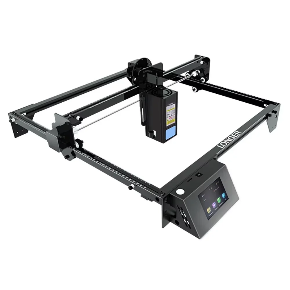 LANGER RAY5 20W Lasergraveerder Touchscreen 32-bit Chipset WIFI 0.08*0.1mm Laser Spot Graveren Snijmachine Gebied 375*375mm