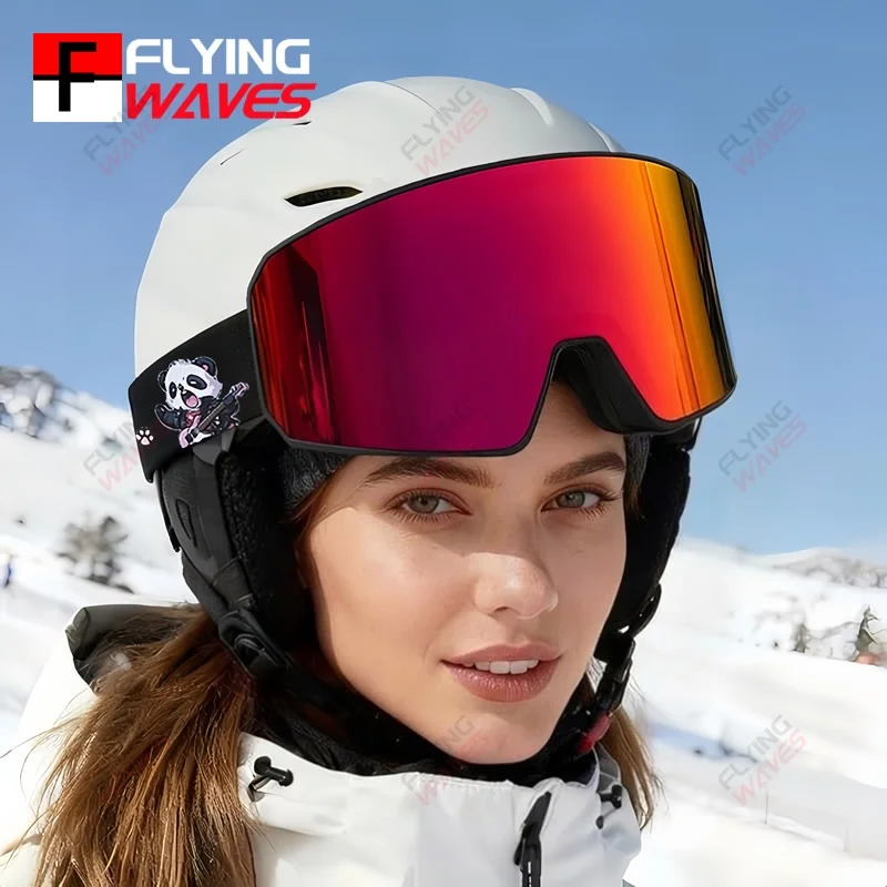 

НОВЫЕ Горнолыжные очки с двойными линзами OTG для сноуборда, для взрослых, с покрытием REVO, защита от запотевания и снежной слепоты