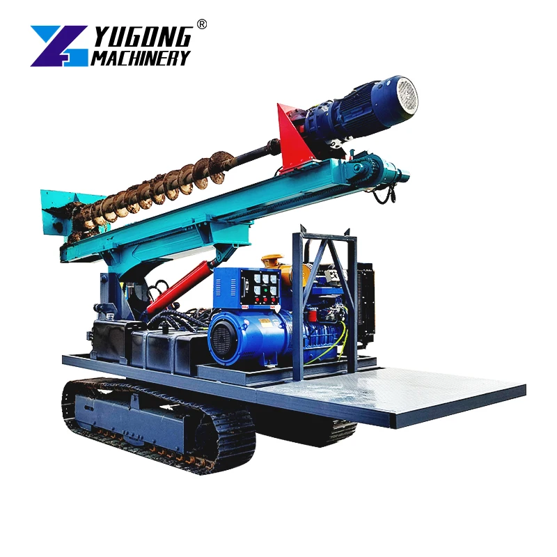 Solar Driver Pile Small Electric Mini Screw Pile Driver Manual Pile Driver