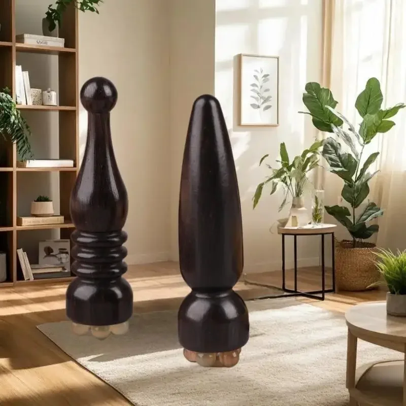 

1 шт., массажная палочка для глаз из сандалового дерева, пять бусин, стручок лотоса, инструменты для массажа лица, Гуа Ша, массажер для ухода за кожей лица, уменьшение отечности