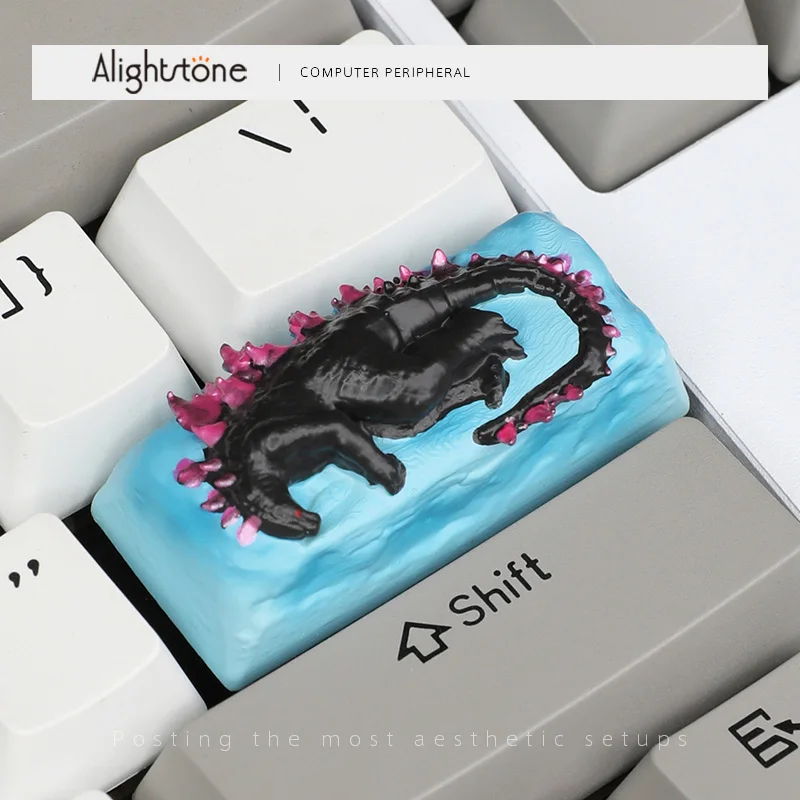 Alightstone Creative Personalized 3D Keycap Resin Monomer Customization Mechanical Keycap  Relief Cross DIY keycap resin