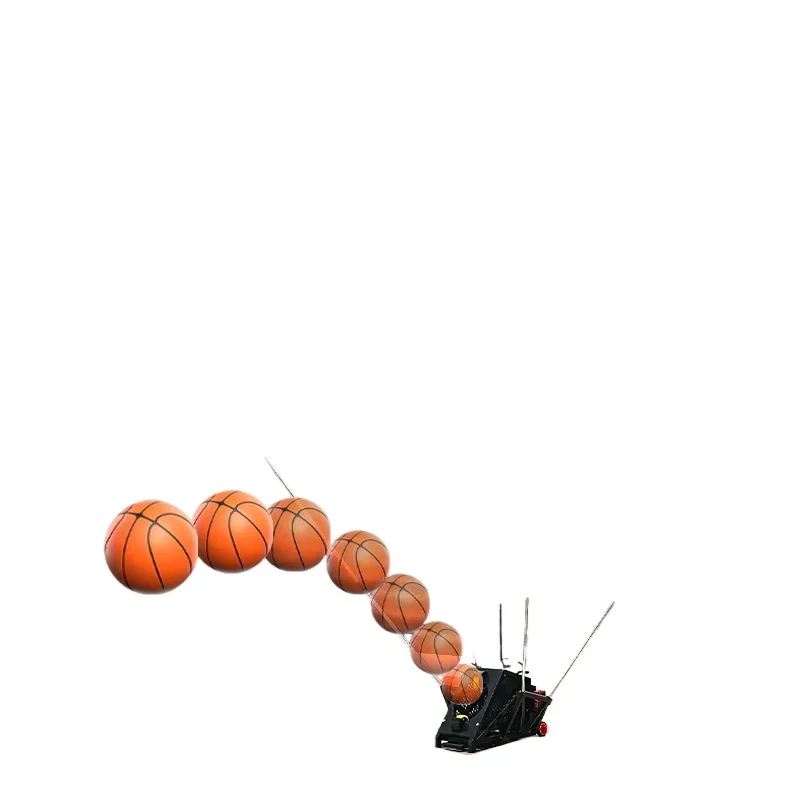 

Basketball service machine, fully automatic, shooting training machine, portable vehicle, adjustable angle, wireless charging