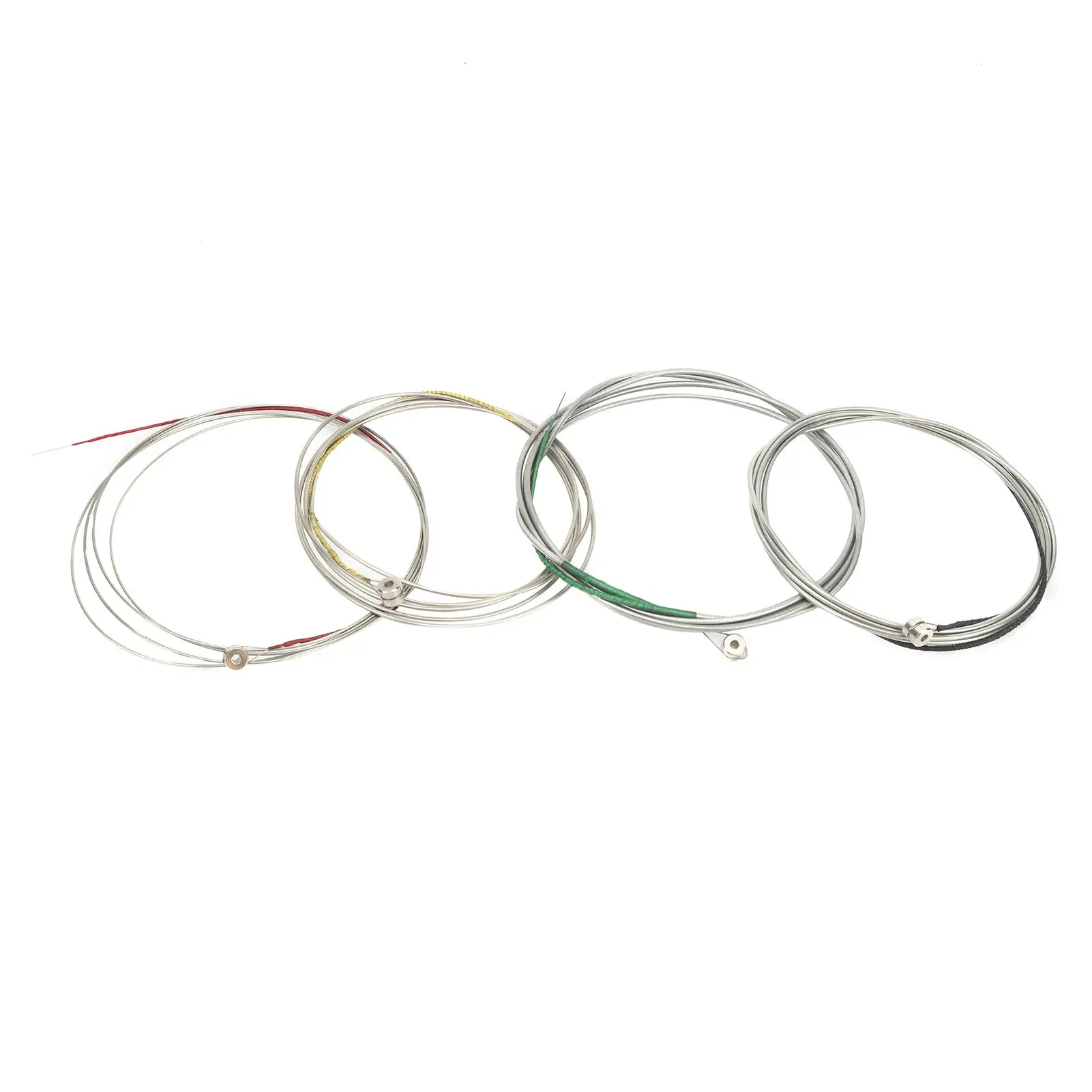 

4Pcs Nickel Plated Stainless Steel Bass Strings BD600 Replacement - Musical Accessories for Bass Guitar