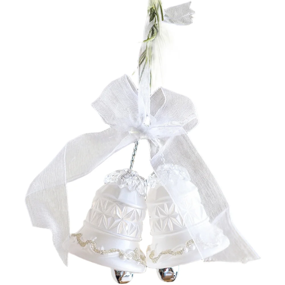 

Christmas Tree Hanging Decorations Acrylic Bells with FOR CRYSTAL Snowflake for Seasonal Festive Tree and Store Display