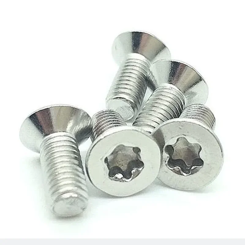 M4*6-30 M5*8-30 M6*10-30 M8stainless steel 304 six-lobe plum flat head countersunk bolts screws anti theft screw711