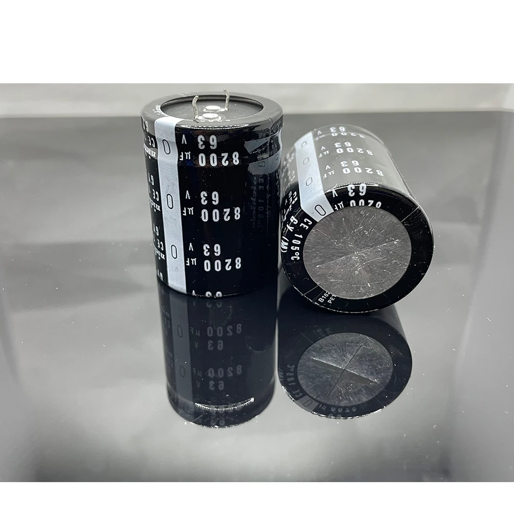Nichicon-condensadores electrolíticos para fiebre de Audio, 63V, 8200UF, 30x45mm, 30x50mm, 35x35mm, 35x40mm, 35x45mm, 35x50mm, 10mm